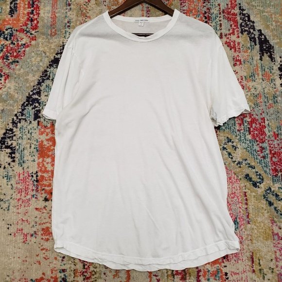 James Perse Shirts Standard James Perse Mens Clear Jersey Crew T